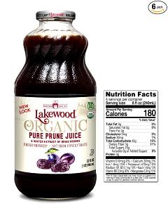 1 Fl Oz Prune Juice with Sugar