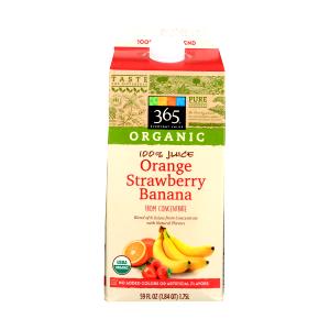 1 Fl Oz Strawberry Banana Orange Juice