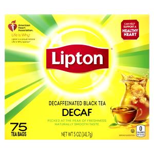 1 Fl Oz Tea, Brewed, Decaffeinated (Black Tea)