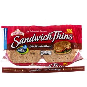 1 flat (43 g) Whole Wheat Sandwich Flats
