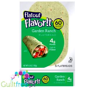 1 flatbread (32 g) Flavorit Garden Ranch Flatbread