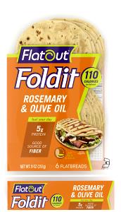 1 flatbread (43 g) Foldit Rosemary & Olive Oil