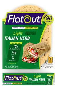 1 flatbread (53 g) Light Italian Herb Flatbread