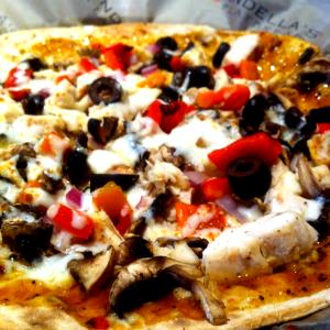 1 flatbread Brazilian Chicken Grilled Flatbread