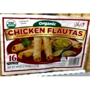 1 flauta (78 g) Organic Chicken Flautas