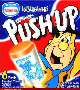 1 Flintstone Push-up (2.75 Fl Oz) Sherbet