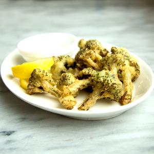 1 Floweret Batter-Dipped and Fried Broccoli