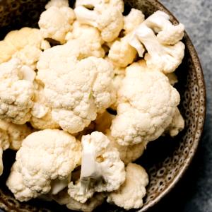 1 Floweret Cooked Cauliflower (from Fresh, Fat Added in Cooking)
