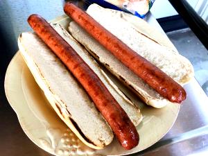 1 Footlong Beef Frankfurter or Hot Dog