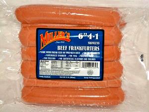 1 frank (164 g) Beef Frank (1/4 lb)