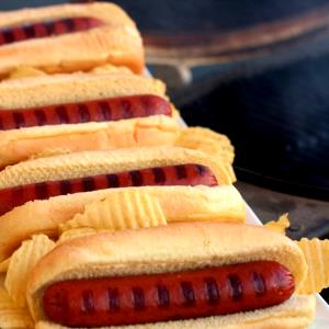 1 frank (3 oz) Gourmet Jumbo Franks