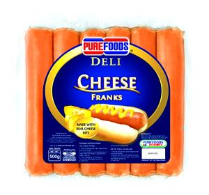 1 frank (43 g) Cheese Franks