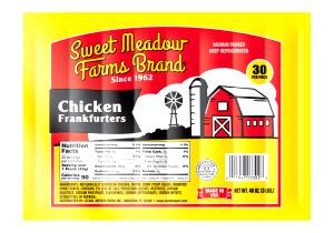 1 frank (45 g) Chicken Frankfurters