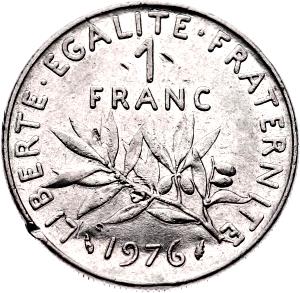 1 frank (45 g) Frank