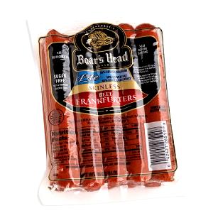 1 frank (45 g) Lite Skinless Beef Frankfurters