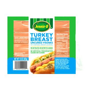 1 frank (49 g) Uncured Turkey Franks
