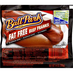 1 frank (50 g) Fat Free Franks