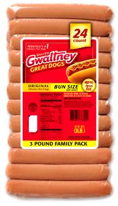 1 frank (56 g) Chicken Hot Dogs