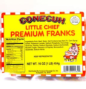 1 frank (56 g) Little Chief Premium Franks