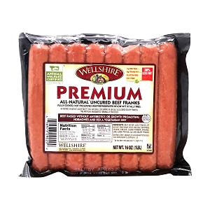 1 frank (56 g) Premium Uncured Beef Frank