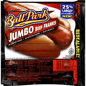 1 frank (57 g) Jumbo Franks