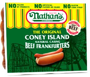 1 frank (57 g) Natural Casing Beef Frankfurters