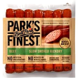 1 frank (57 g) Parks Finest Slow Smoked Hickory