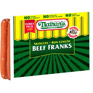 1 frank (57 g) Skinless Franks