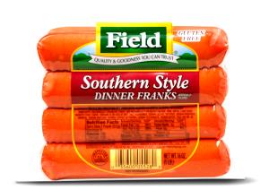 1 frank (57 g) Southern Brand Dinner Franks