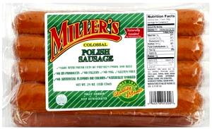 1 frank (99 g) Colossal Polish Sausage