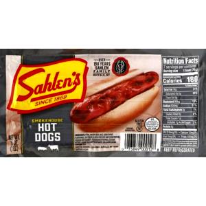 1 frankfurter (70 g) Smokehouse Beef Hot Dogs