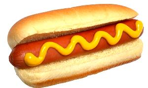 1 Frankfurter Frankfur, Singles, Cheese (Hot Dog, Wiener)