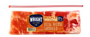1 fried slice (15 g) Maple Flavored Bacon