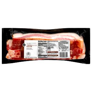 1 fried slice (17 g) Thick Sliced Bacon