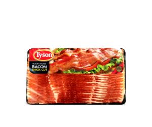 1 fried slice Hickory Smoked Thick Cut Bacon