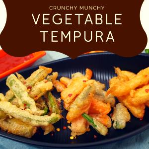 1 Fritter Vegetable Tempura