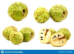 1 Fruit Cherimoya, Raw