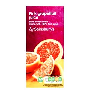 1 Fruit Yields Pink Grapefruit Juice