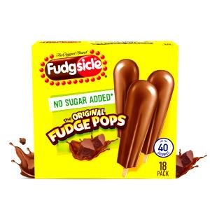 1 fudge pop Fudge Pop (No Sugar Added)