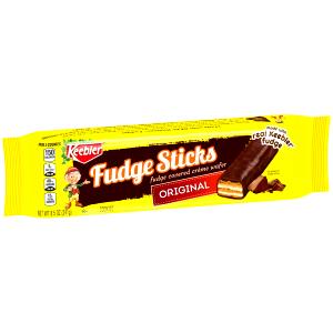 1 Fudge Stick Chocolate Coated or Striped Chocolate Sandwich Cookie