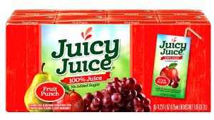 1 Fun Size Box (4.23 Fl Oz) Fruit Punch, Fruit Drink or Fruitade with Vitamin C Added