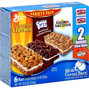 1 General Mills Bar Milk 