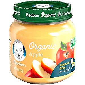 1 Gerber Third Foods Jar Serving (6 Oz) Baby Food Junior Apple Raspberry