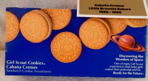 1 Girl Scout Vanilla Chalet Creme Vanilla Sandwich Cookie