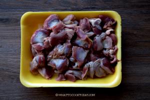 1 Gizzard Turkey Gizzard (Cooked, Simmered)
