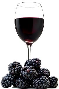 1 glass (8 oz) Blackberry Wine