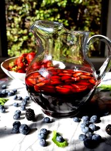 1 glass (8 oz) Triple Berry Sangria