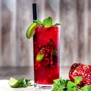 1 Glass Pomegranate Mojito