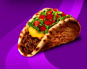 1 gordita (153 g) Gordita Nacho Cheese - Steak