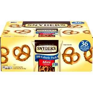 1 Grab-size Bag Hard Pretzels